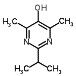 CAS 登录号：88070-33-1， 2-异丙基-4,6-二甲基-5-嘧啶醇