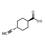 CAS 登录号：88075-27-8， 反式-4-乙炔基-环己烷羧酸