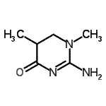 CAS 登录号：88075-54-1， 2-氨基-1,5-二甲基-5,6-二氢-4(1H)-嘧啶酮