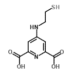 CAS#: 88090-56-6， 4-[(2-Sulfanylethyl)amino]-2,6-pyridinedicarboxylic acid