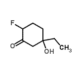 CAS 登录号：88100-66-7， 5-乙基-2-氟-5-羟基环己酮