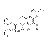 CAS#: 88114-56-1， N-[(1R,2S)-2-(3,4-Dimethoxyphenyl)-6-isopropoxy-7-methoxy-1,2,3,4-tetrahydro-1-naphthalenyl]-N-methylformamide