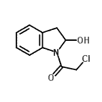 CAS 登录号：88150-27-0， 2-氯-1-(2-羟基-2,3-二氢-1H-吲哚-1-基)乙酮