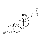 CAS 登录号：88179-71-9， 3-氧代胆a-4,6-二烯-24-酸
