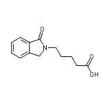 CAS#: 881986-39-6， 5-(1-Oxo-1,3-dihydro-2H-isoindol-2-yl)pentanoic acid