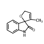 CAS 登录号：882041-51-2， 3-甲基-5H-螺[呋喃-2,3'-吲哚]-2'(1'H)-酮