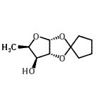 CAS 登录号：88212-06-0， 1,2-O-1,1-环戊烷二基-5-脱氧-alpha-D-呋喃木糖