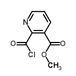 CAS 登录号：88234-87-1， 甲基2-(氯甲酰基)烟酸酯