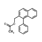CAS 登录号：883221-24-7， (1-苯基-2-萘基)甲基乙酸酯