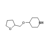 CAS 登录号：883537-64-2， 4-(四氢-2-呋喃基甲氧基)哌啶