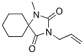 CAS 登录号：884-71-9， 3-烯丙基-1-甲基-1,3-二氮杂螺[4.5]癸烷-2,4-二酮