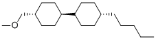 CAS 登录号：88416-89-1， (反式,反式)-4-(甲氧基甲基)-4'-戊基-1,1'-联环己烷
