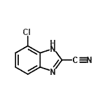 CAS 登录号：88422-34-8， 4-氯-1H-苯并咪唑-2-甲腈