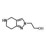 CAS 登录号：884535-19-7， 2-(4,5,6,7-四氢-2H-吡唑并[4,3-c]吡啶-2-基)乙醇