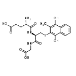CAS 登录号：88467-65-6， L-alpha-谷氨酰-S-(1,4-二羟基-3-甲基-2-萘基)-L-半胱氨酰甘氨酸