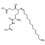CAS 登录号：88477-96-7， S-[(3R,4S,5Z)-1-羧基-3-羟基-5-十八碳烯-4-基]-L-半胱氨酰甘氨酸