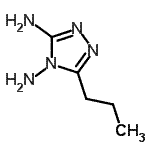 CAS 登录号：88512-68-9， 5-丙基-4H-1,2,4-三唑-3,4-二胺
