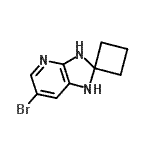 CAS 登录号：885266-84-2， 6'-溴-1',3'-二氢螺[环丁烷-1,2'-咪唑并[4,5-b]吡啶]
