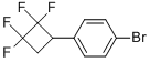 CAS 登录号：885267-02-7， 4-(2,2,3,3-四氟环丁基)-溴苯