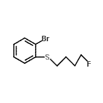 CAS 登录号：885267-11-8， 1-溴-2-[(4-氟丁基)硫基]苯