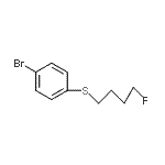 CAS 登录号：885267-12-9， 1-溴-4-[(4-氟丁基)硫基]苯