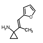 CAS 登录号：885268-29-1， 1-[(1E)-1-(2-呋喃基)-1-丙烯-2-基]环丙胺