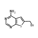 CAS#: 885269-04-5， 6-(Bromomethyl)thieno[2,3-d]pyrimidin-4-amine