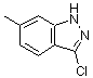 结构式 CAS# 885271-60-3, 3-氯-6-甲基-1H-吲唑