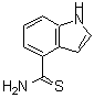 CAS 登录号：885272-40-2， 1H-吲哚-4-硫代甲酰胺