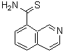 CAS 登录号：885272-58-2， 8-异喹啉硫代甲酰胺