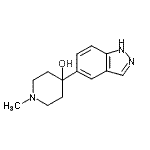 CAS 登录号：885272-62-8， 4-(1H-吲唑-5-基)-1-甲基-4-哌啶醇