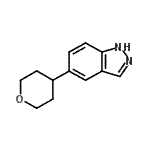 CAS 登录号：885272-70-8， 5-(四氢-2H-吡喃-4-基)-1H-吲唑