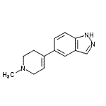 CAS 登录号：885272-72-0， 5-(1-甲基-1,2,3,6-四氢-4-吡啶基)-1H-吲唑