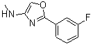 CAS 登录号：885273-00-7， 2-(3-氟苯基)-N-甲基-1,3-恶唑-4-胺