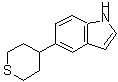 CAS 登录号：885273-39-2， 5-(四氢-2H-噻喃-4-基)-1H-吲哚