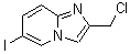 CAS 登录号：885275-91-2， 2-(氯甲基)-6-碘咪唑并[1,2-a]吡啶