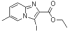 CAS#: 885276-50-6， Ethyl 3-iodo-6-methylimidazo[1,2-a]pyridine-2-carboxylate