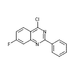 CAS 登录号：885277-10-1， 4-氯-7-氟-2-苯基喹唑啉