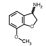 CAS 登录号：885278-21-7， 7-甲氧基-2,3-二氢-1-苯并呋喃-3-胺