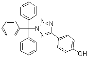 CAS 登录号：885278-37-5， 4-(2-三苯甲基-2H-四唑-5-基)苯酚