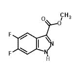 CAS#: 885279-01-6， Methyl 5,6-difluoro-1H-indazole-3-carboxylate