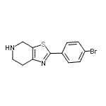 CAS 登录号：885279-61-8， 2-(4-溴苯基)-4,5,6,7-四氢[1,3]噻唑并[5,4-c]吡啶