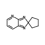 CAS 登录号：885481-93-6， 螺[环戊烷-1,2'-咪唑并[4,5-b]吡啶]
