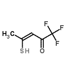 CAS 登录号：88551-99-9， (3Z)-1,1,1-三氟-4-硫基-3-戊烯-2-酮