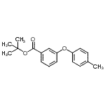 CAS 登录号：885518-21-8， 2-甲基-2-丙基3-(4-甲基苯氧基)苯甲酸酯