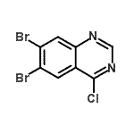 CAS 登录号：885524-31-2， 6,7-二溴-4-氯喹唑啉