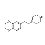CAS 登录号：885689-10-1， 1-[2-(2,3-二氢-1,4-苯并二氧杂环己-6-基)乙基]哌嗪