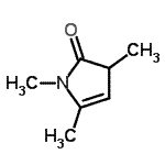 CAS 登录号：88571-44-2， 1,3,5-三甲基-1,3-二氢-2H-吡咯-2-酮