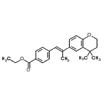 CAS 登录号：88579-28-6， 乙基4-[(1E)-2-(4,4-二甲基-3,4-二氢-2H-苯并吡喃-6-基)-1-丙烯-1-基]苯甲酸酯