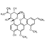 CAS 登录号：88580-27-2， (1R)-1,5-脱水-3,6-二脱氧-3-(二甲基氨基)-1-(1-羟基-10,12-二甲氧基-6-氧代-8-乙烯基-6H-二苯并[c,h]苯并吡喃-4-基)-D-阿卓糖醇